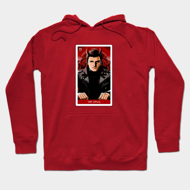 the devil - house of anubis tarot card Hoodie by sadieillust